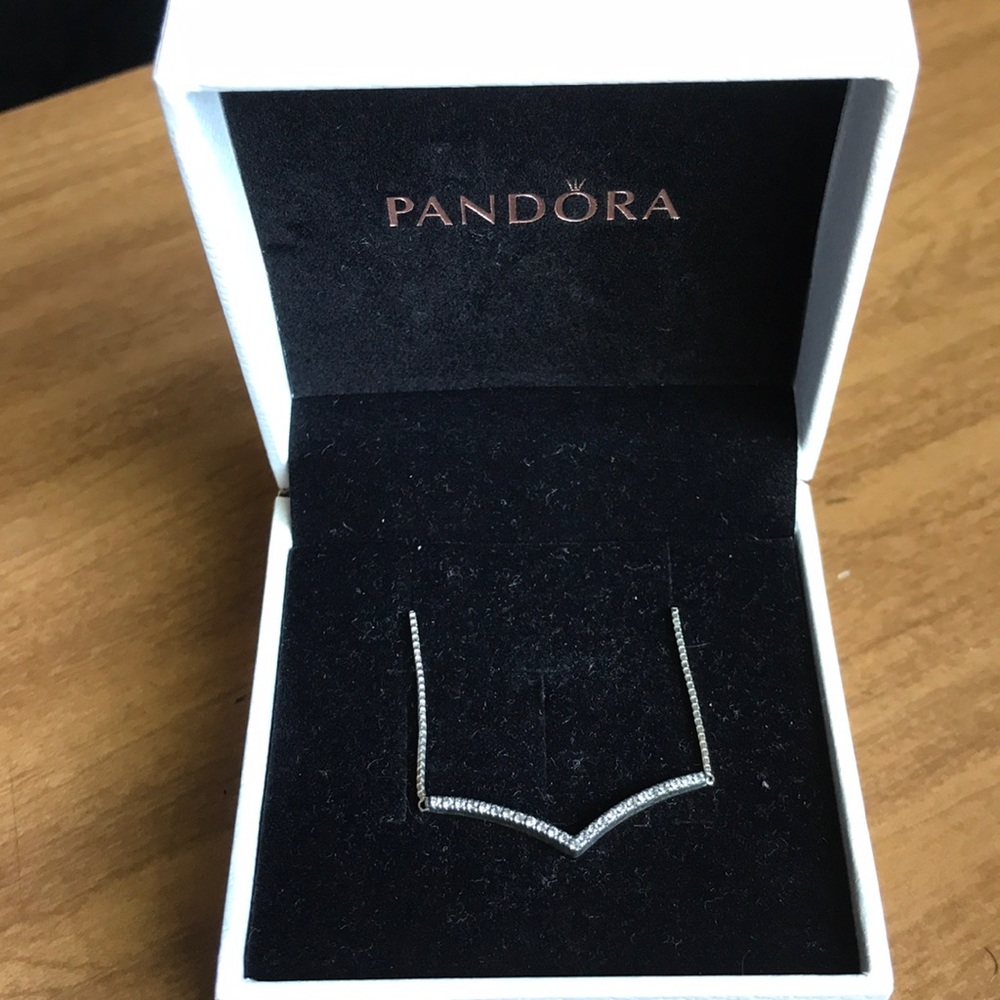 Pandora v shaped necklace